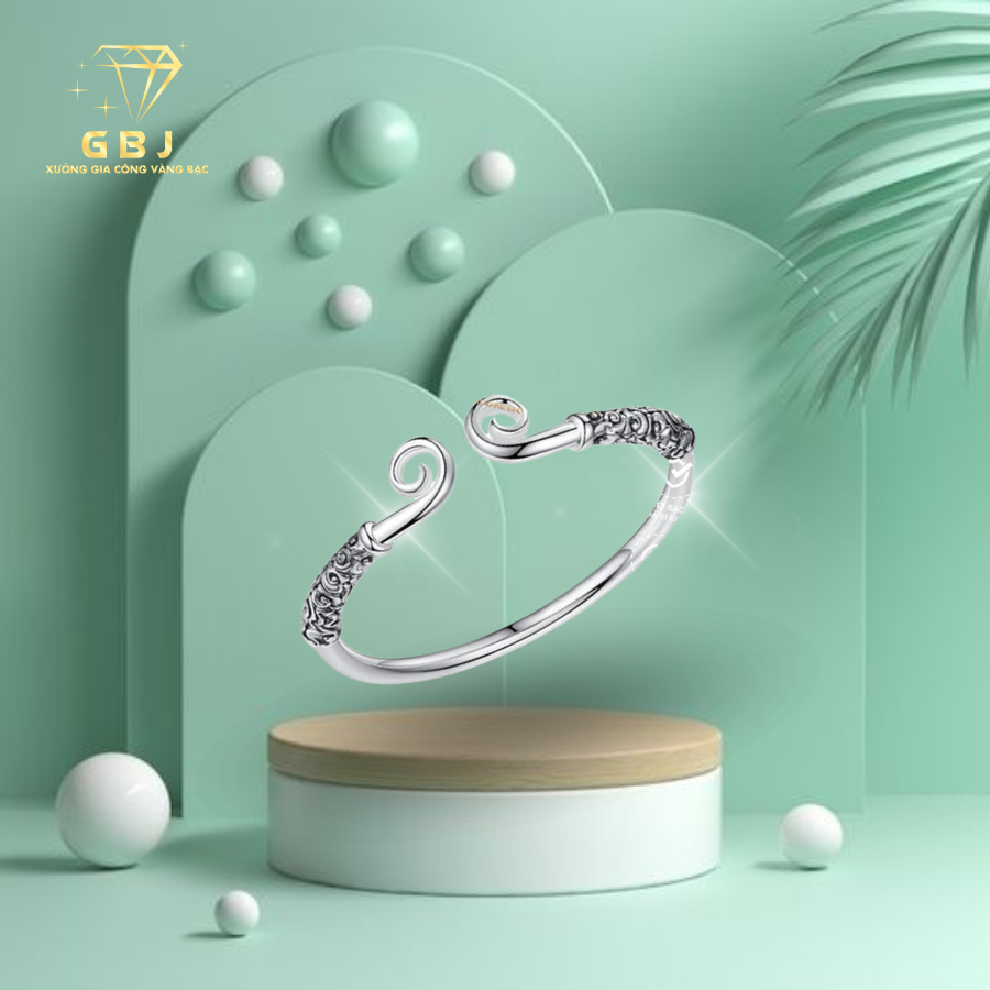 Vòng Tay Kim Cô Cao Cấp Chuẩn Bạc 925 - GBJ47559 - Gia Bảo Jewelry (Không Xi Kim)
