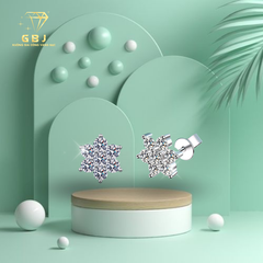Bông Tai Hoa Tuyết Chuẩn Bạc 925 - GBJ47712 - Gia Bảo Jewelry (Có Xi Kim)