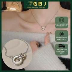 Dây Chuyền Mặt Đồng Xu Cổ Chuẩn Bạc 925 - GBJ47842 - Gia Bảo Jewelry