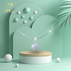 Dây Chuyền Mặt Hoa 002 (X.i K.i.m)-Gia Bảo Jewelry