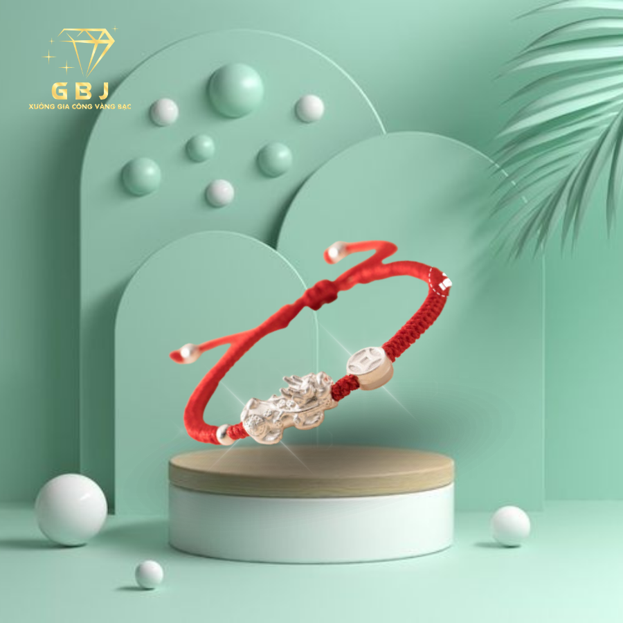 Vòng Tay Tỳ Hưu Chuẩn Bạc 925 - GBJ48057 - Gia Bảo Jewelry
