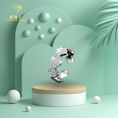 Nhẫn 6 Ngôi Sao Đính Đá (Freesize) Chuẩn Bạc 925 - GBJ48179 - Gia Bảo Jewelry (Có Xi Kim)