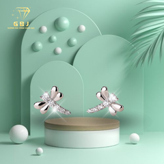 Bông Tai Hình Chuồn Chuồn Xinh Xắn - GBJ49034 - Gia Bảo Jewelry (Có Xi Kim)