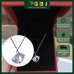 Dây Chuyền Mặt Cá Heo 6li5 (4T3) -GBJ49915 - Gia Bảo Jewelry