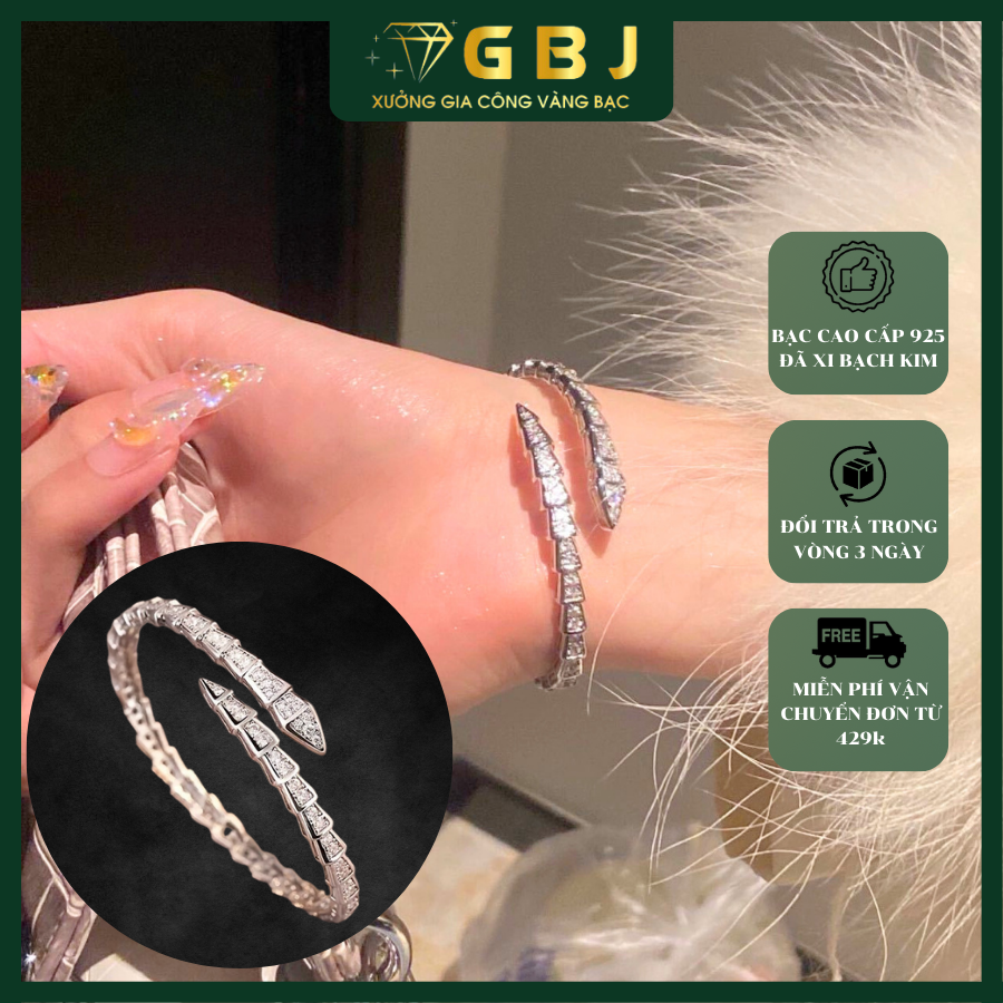 Vòng Tay SNAKE R02-GBJ49942-Gia Bảo Jewelry