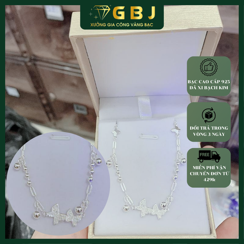 Lắc Tay BTF Đôi Mix Bi X.I K.I.M ( 19CM ) - GBJ50826 - Gia Bảo Jewelry