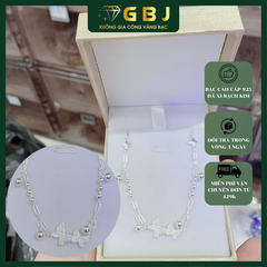 Lắc Tay BTF Đôi Mix Bi X.I K.I.M ( 19CM ) - GBJ50826 - Gia Bảo Jewelry