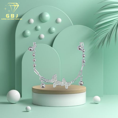Lắc Tay BTF Đôi Mix Bi X.I K.I.M ( 19CM ) - GBJ50826 - Gia Bảo Jewelry