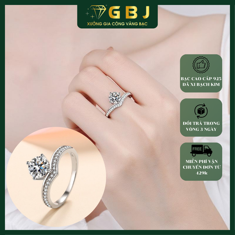 Nhẫn Nữ NU02 M.O.I 6LI3 (Freesize) - GBJ50849 - Gia Bảo Jewelry