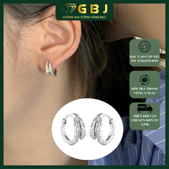 Hoa Tai SNAKE Đính Đá - GBJ50871 - Gia Bảo Jewelry (Có Xi Kim)