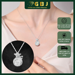 Dây Chuyền LM Túi Tiền H.ạt X.K - GBJ52200 - Gia Bảo Jewelry (Có Xi Kim)