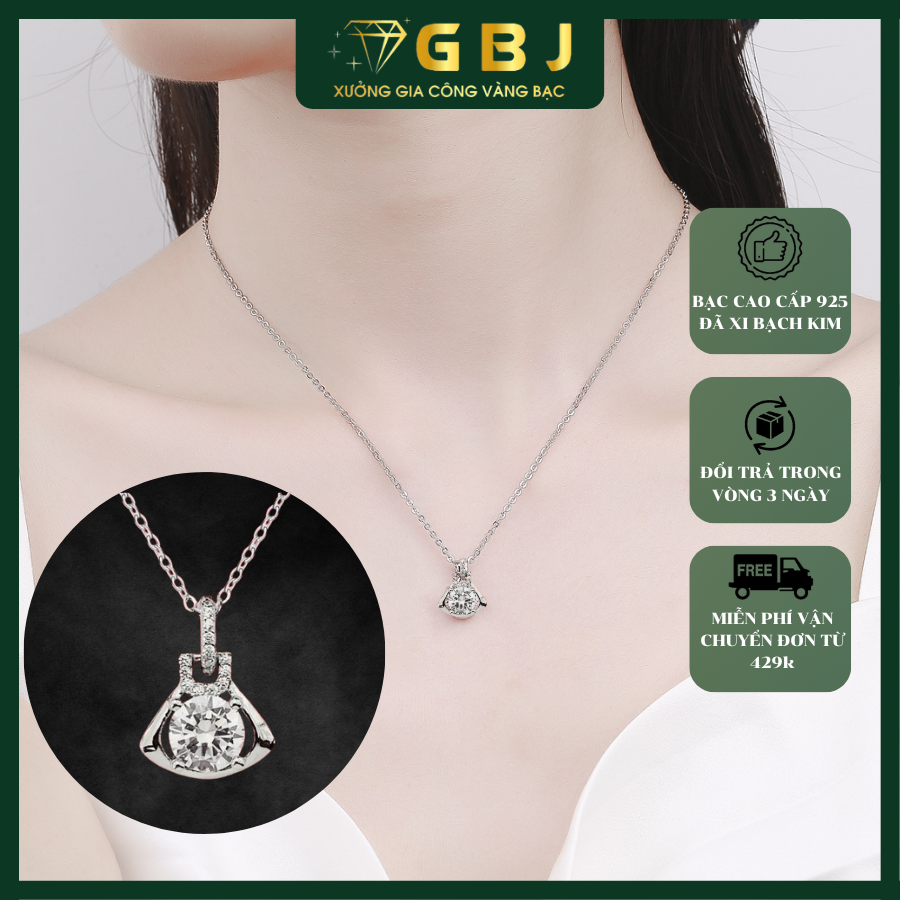 Dây Chuyền LM Túi Xách X.K  - GBJ52204- Gia Bảo Jewelry (Có Xi Kim)