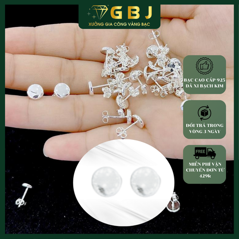 Hoa Tai Nữ Tròn Trơn K.X - GBJ52346 - Gia Bảo Jewelry (Không Xi Kim)