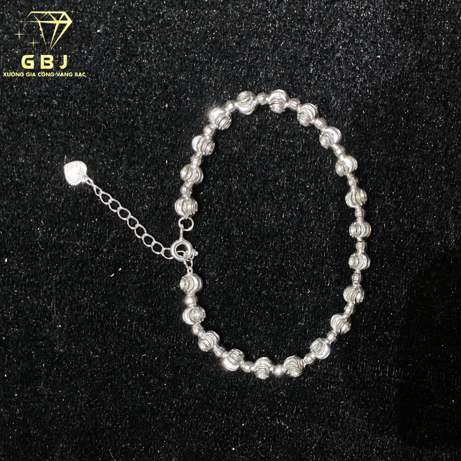 Lắc Tay Bạc Bi Tròn 01 - GBJ53319- Gia Bảo Jewelry