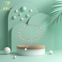 Lắc Tay Bạc Bi Tròn 01 - GBJ53319- Gia Bảo Jewelry