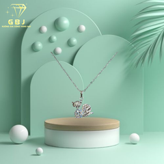 Dây Chuyền Bạc Mặt Hồ Ly 3 Chấu M.O.I 6li - GBJ53342 - Gia Bảo Jewelry
