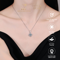 Mặt Kèm Dây Sang Trọng (Xi Kim) Chuẩn Bạc 925 - GBJ45408-40460 - Gia Bảo Jewelry