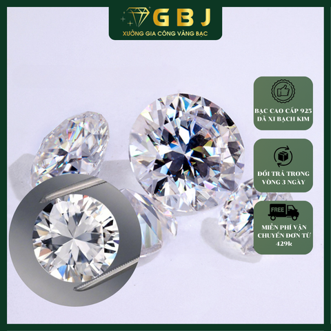 Đá Moissanite Kim Cương Nhân Tạo - Gia Bảo Jewelry