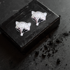 Bông Tai Hồ Ly (Chốt Đẩy) Chuẩn Bạc 925 - GBJ47500 - Gia Bảo Jewelry (Có Xi Kim)