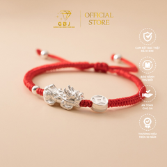 Vòng Tay Tỳ Hưu Chuẩn Bạc 925 - GBJ48057 - Gia Bảo Jewelry