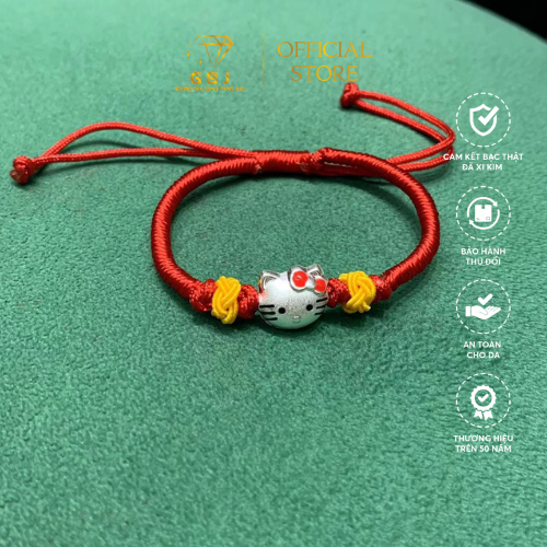 Vòng Tay Hello Kitty Chuẩn Bạc 925 - GBJ48056 - Gia Bảo Jewelry