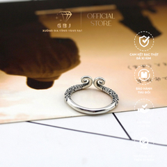 Nhẫn Kim Cô (Freesize) Chuẩn Bạc 925 - GBJ47556 - Gia Bảo Jewelry (Không Xi Kim)