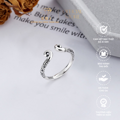 Nhẫn Kim Cô (Freesize) Chuẩn Bạc 925 - GBJ47556 - Gia Bảo Jewelry (Không Xi Kim)