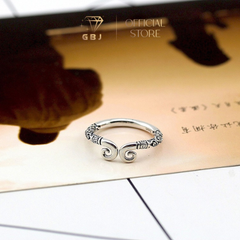 Nhẫn Kim Cô (Freesize) Chuẩn Bạc 925 - GBJ47556 - Gia Bảo Jewelry (Không Xi Kim)