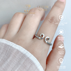 Nhẫn Kim Cô (Freesize) Chuẩn Bạc 925 - GBJ47556 - Gia Bảo Jewelry (Không Xi Kim)