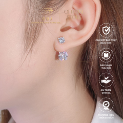 Bông Tai M01 Cao Cấp Chuẩn Bạc 925 - GBJ47244 - Gia Bảo Jewelry (Có Xi Kim)