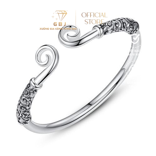 Vòng Tay Kim Cô Cao Cấp Chuẩn Bạc 925 - GBJ47559 - Gia Bảo Jewelry (Không Xi Kim)