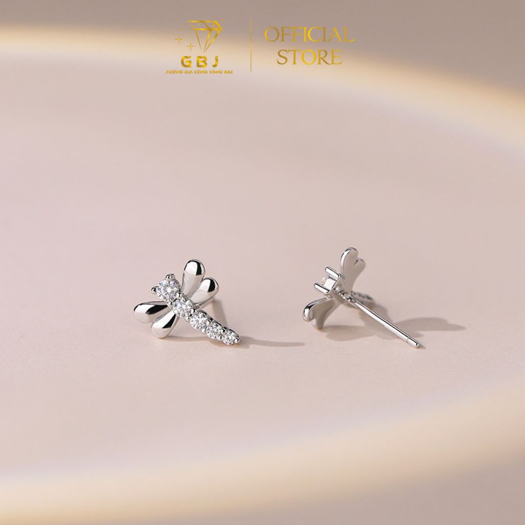 Bông Tai Hình Chuồn Chuồn Xinh Xắn - GBJ49034 - Gia Bảo Jewelry (Có Xi Kim)