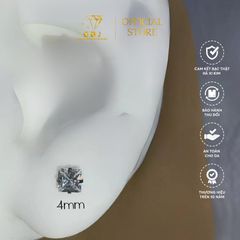 Bông Tai Vuông - Gia Bảo Jewelry