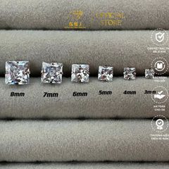 Bông Tai Vuông - Gia Bảo Jewelry