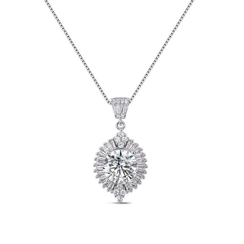 Dây Chuyền Mặt 4 Chấu 4T5 (X.i K.i.m) - GBJ47852-46911 - Gia Bảo Jewelry