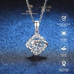 Combo Dây Chuyền Mặt Sang Trọng + Nhẫn Nữ NU02 Cao Cấp Chuẩn Bạc - GBJ45408-40460 - GBJ47504 - GIA BẢO JEWELRY