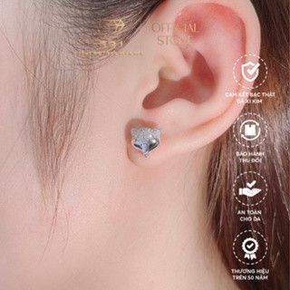 Combo Dây Mặt + Bông Tai Hồ Ly Đính Đá Chuẩn Bạc 925 - GBJ47500 + GBJ47328-46913 - Gia Bảo Jewelry