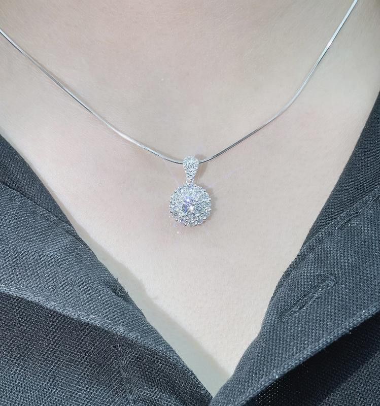 Dây Chuyền Mặt Hoa 002 (X.i K.i.m)-Gia Bảo Jewelry