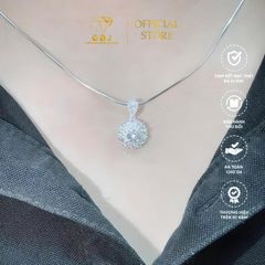 Dây Chuyền Mặt Hoa 002 (X.i K.i.m)-Gia Bảo Jewelry
