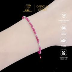 Vòng tay Ruby mix Bạc - Gia Bảo jewelry