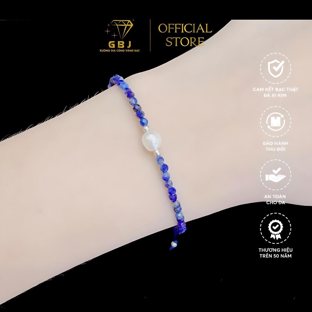 Vòng tay Ruby mix Bạc - Gia Bảo jewelry