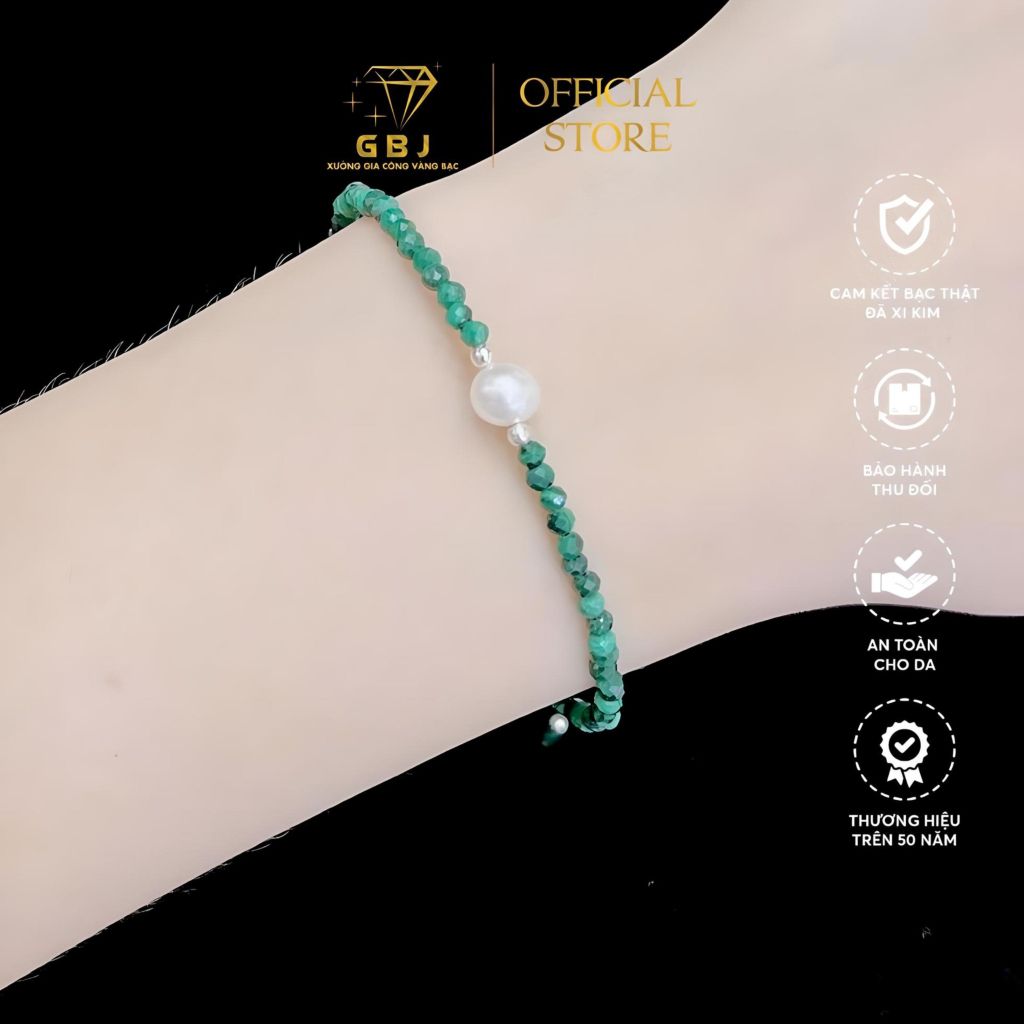 Vòng tay Ruby mix Bạc - Gia Bảo jewelry