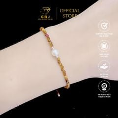 Vòng tay Ruby mix Bạc - Gia Bảo jewelry