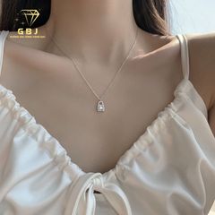 Dây Chuyền LM Ổ Khoá 7li CZ (4T4) X.K - GBJ52192 - Gia Bảo Jewelry (Có Xi Kim)
