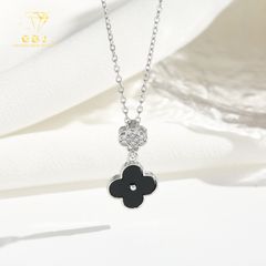 Dây Chuyền LM 4 Lá Đen X.K (4T5)-GBJ52209 - Gia Bảo Jewelry