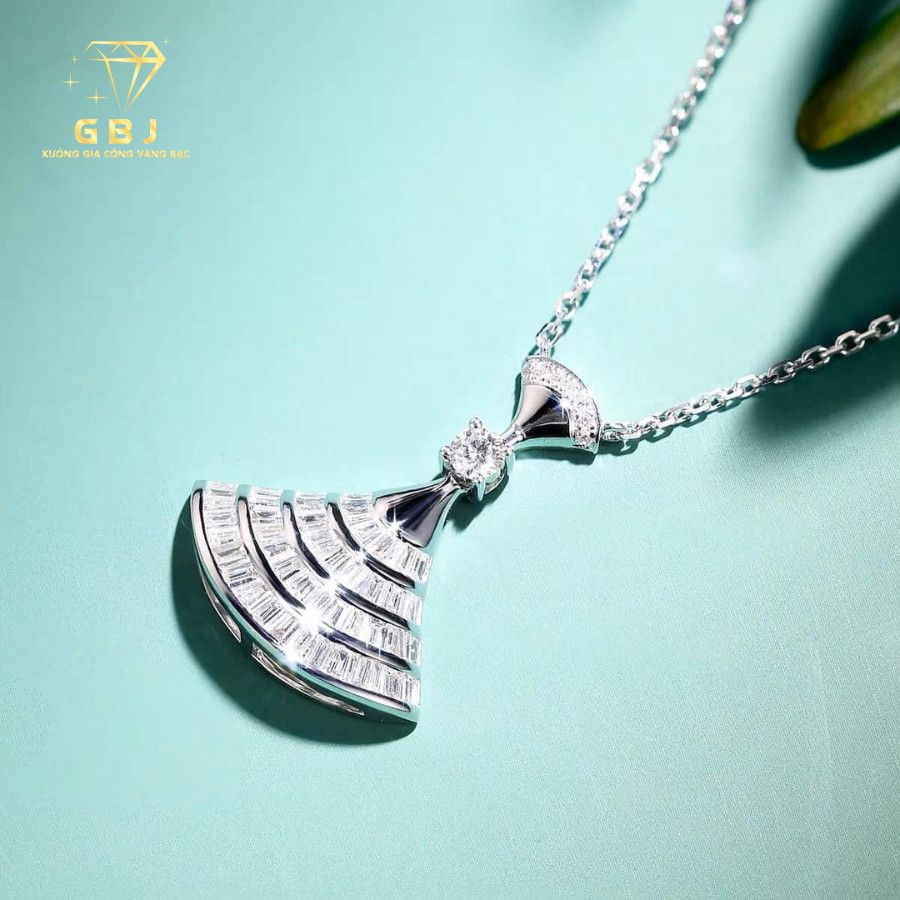 Dây Chuyền LM Cánh Quạt 3li5 CZ (4T5) -GBJ52195 - Gia Bảo Jewelry