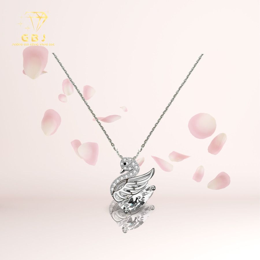 Dây Chuyền LM Thiên Nga Nhỏ Xinh Xắn(4T5) -GBJ52207 - Gia Bảo Jewelry