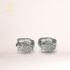 Hoa Tai K.hoen Chữ X (X.K) - GBJ52211 - Gia Bảo Jewelry (Có Xi Kim)