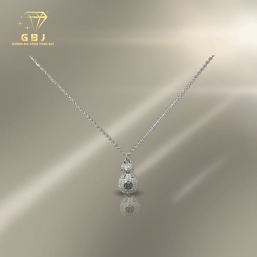Dây Chuyền LM Túi Tiền X.K 05 4T4 - GBJ52197 - Gia Bảo Jewelry