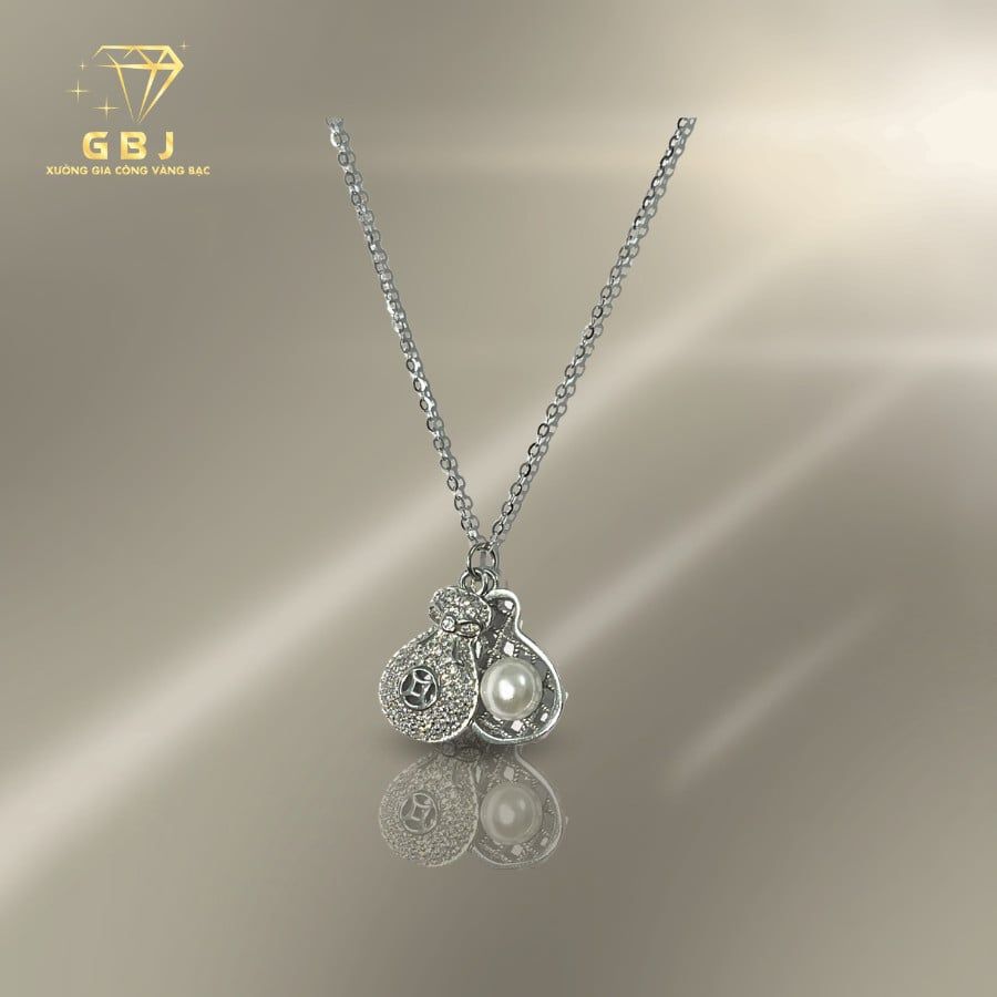 Dây Chuyền LM Túi Tiền X.K 05 4T4 - GBJ52197 - Gia Bảo Jewelry
